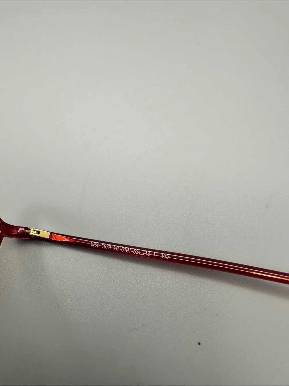 Silhouette SPX 1979 20 6101 Red Oval Eyeglass Frames Austria 53-13-135 Womens